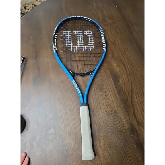Wilson Tour Slam Lite Power Bridge Blue Black Tennis Rackets 3-7/8” - Picture 1 of 16